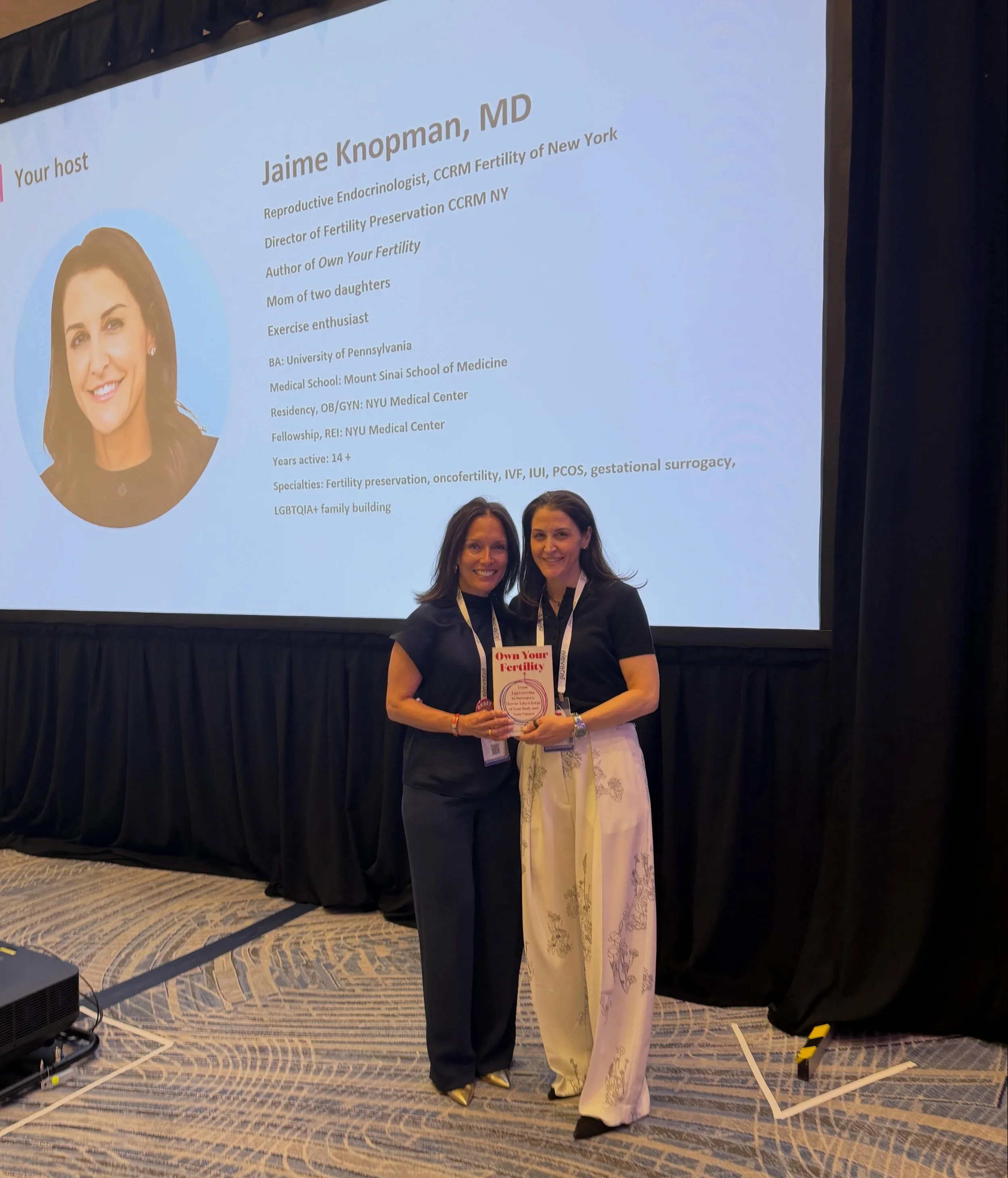 Another day, another talk! 🤍 This was at the Elevate Conference in Vegas. In a nutshell&hellip; wear sunscreen, freeze your eggs. And let&rsquo;s do better for women by educating OB/GYNs on why early referrals matter. Fertility counseling must becom