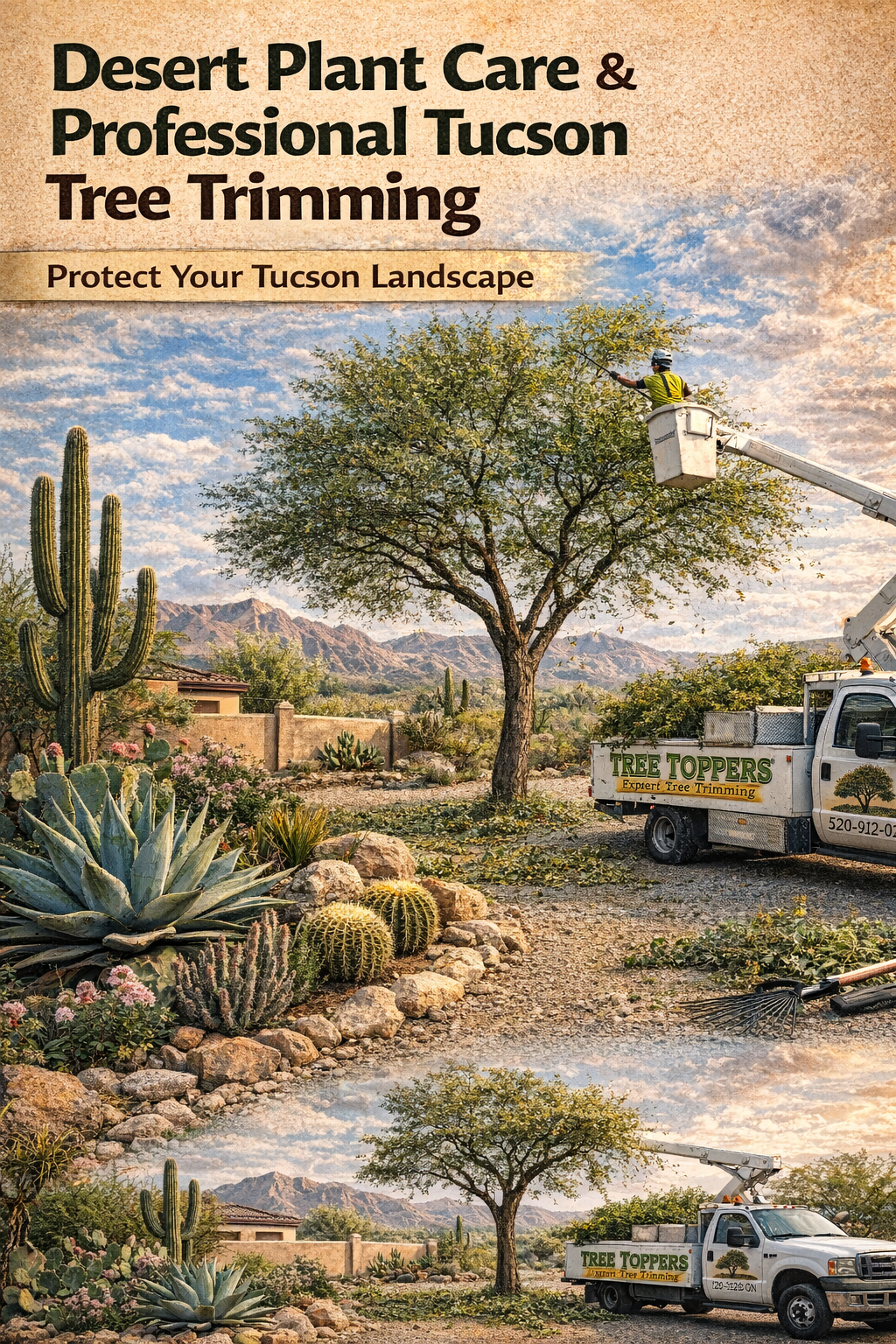 Desert Plants in Tucson: How Proper Tree Trimming Protects Your Landscape