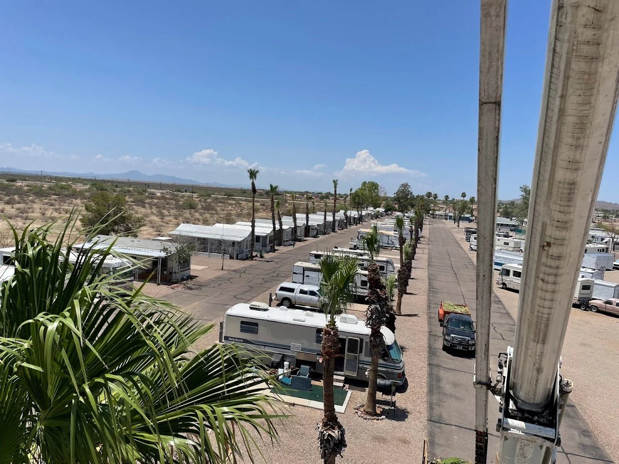 Tree Toppers specializes in commercial tree trimming and tree removal for RV parks and trailer parks in Tucson, AZ. We help park owners and managers maintain safe clearances, reduce liability, and keep properties well maintained.