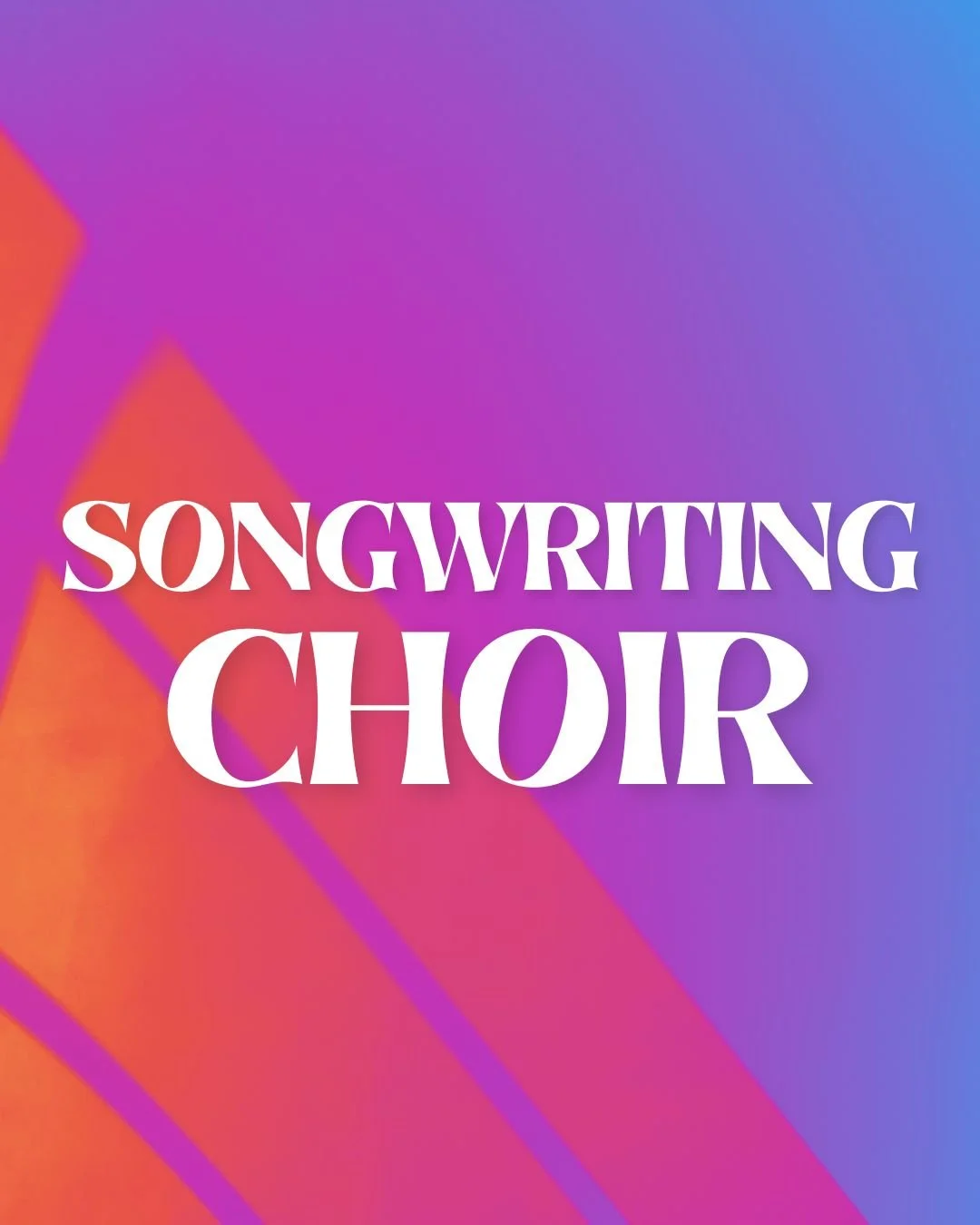 Community Songwriting Choir - Victoria