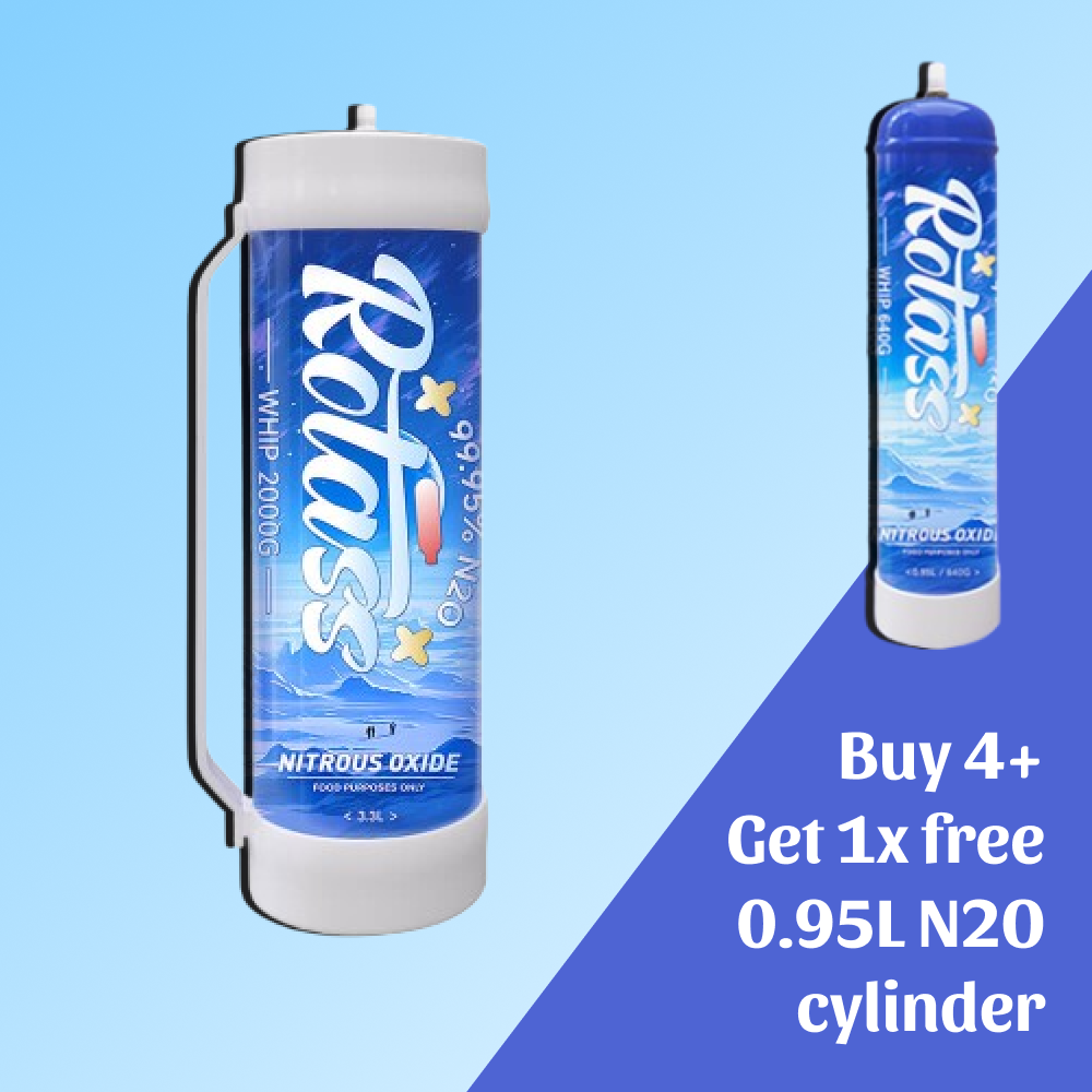 3.3L / 2000g N2O Cylinder