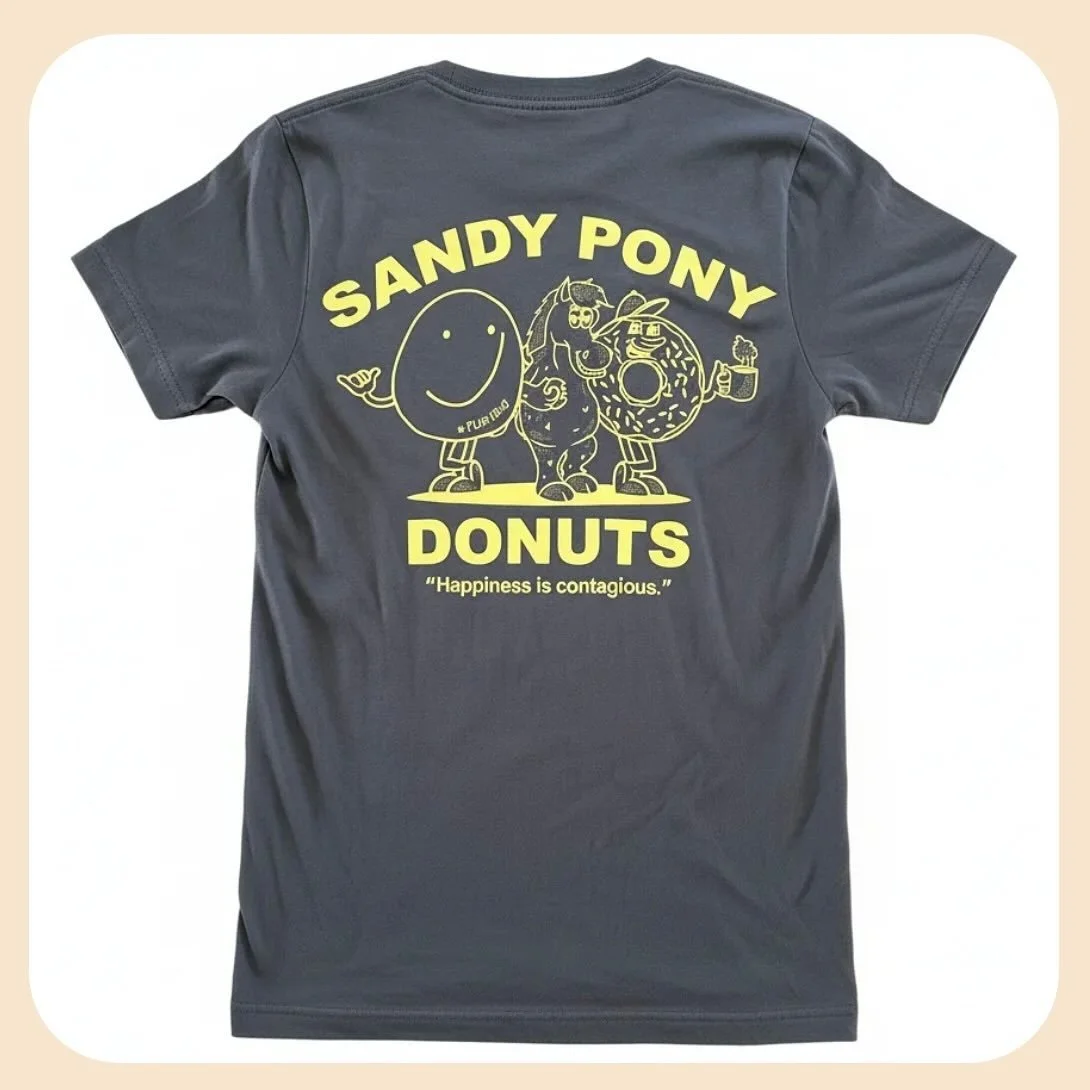 🙂Plir1bus shirts now available online @sandyponydonuts.com 

The week before the show released we were lucky enough to go to the happiest place on earth, where happiness really is contagious! #waltdisneyworld 

Thank you @rcd_art for the awesome shi