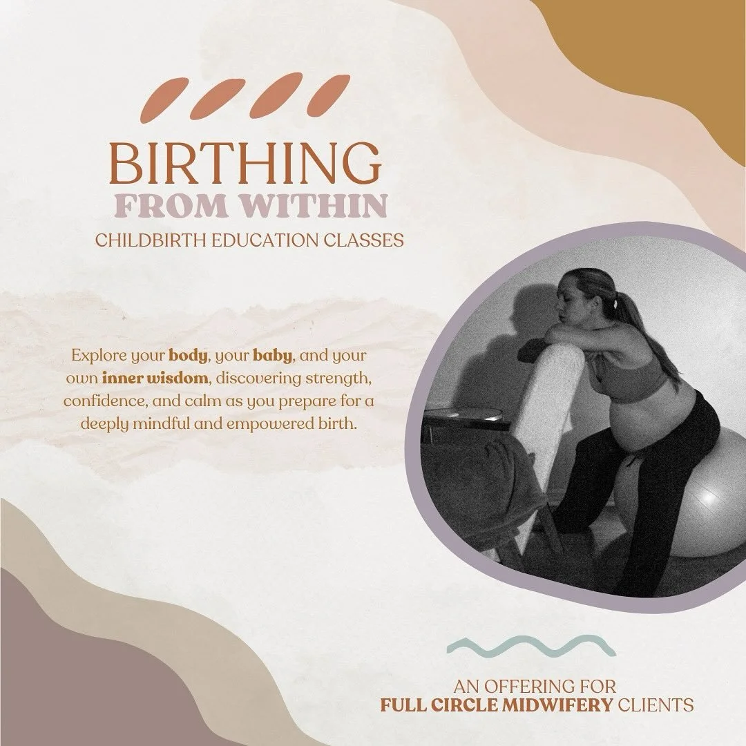 ✨ Exclusive for our Full Circle families ✨

We&rsquo;re excited to share that Birthing From Within with Estee is coming soon! 💫 This intimate class is designed to support you in preparing not just your body, but your heart and mind for birth and bey
