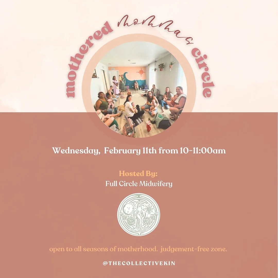 ✨ Join us tomorrow, 2/11 from 10-11:00am for Full Circle&rsquo;s Mothered Mommas Circle✨ 

🌻 Every 2nd Wednesday at 10am 🌻

Hosted by April Dawn, Student Midwife of @fullcirclemidwifery 

Full Circle&rsquo;s Mothered Mommas Circle is a casual, mont