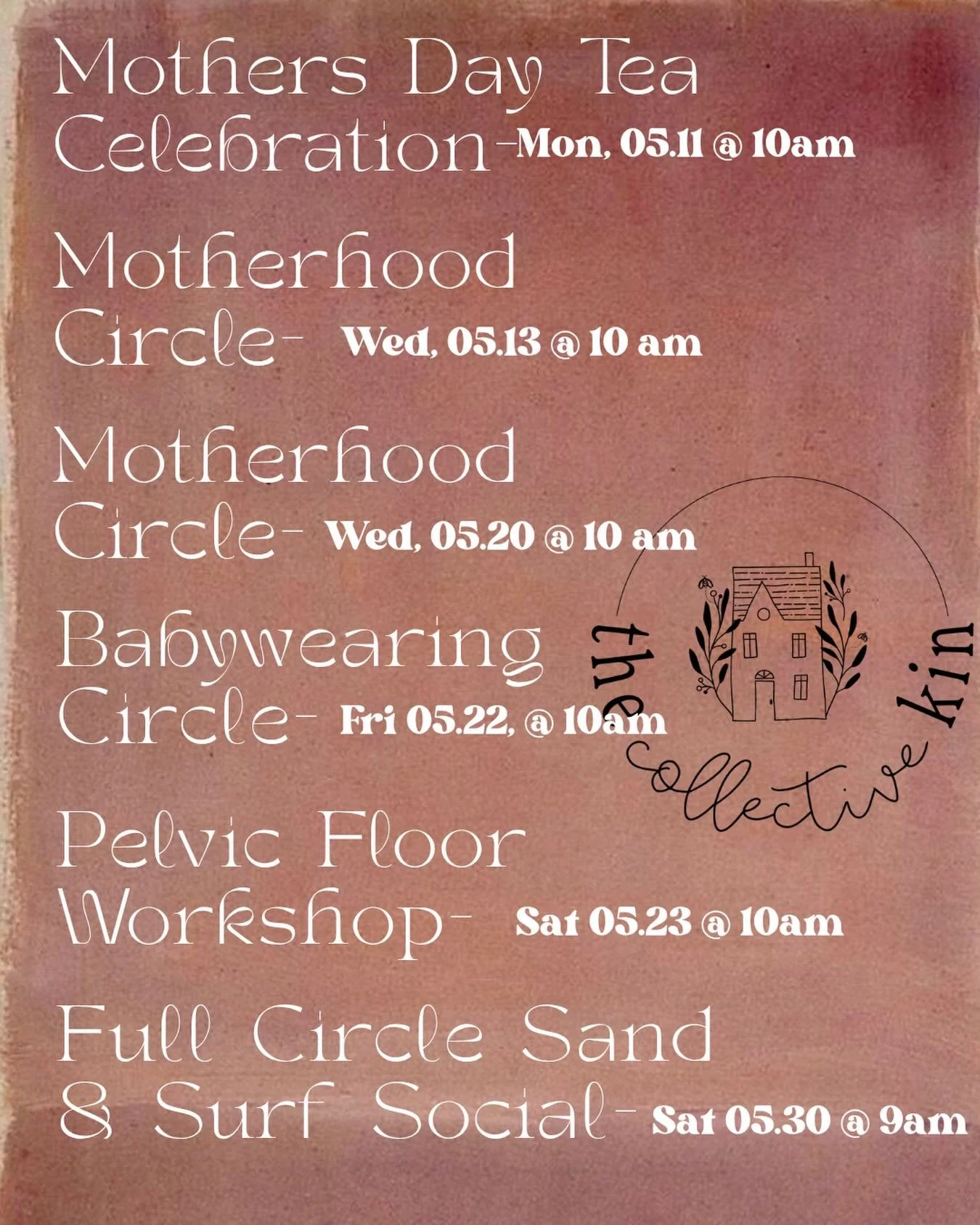 There&rsquo;s something for everybody here ☀️
All offerings are free and open to this beautiful community.
