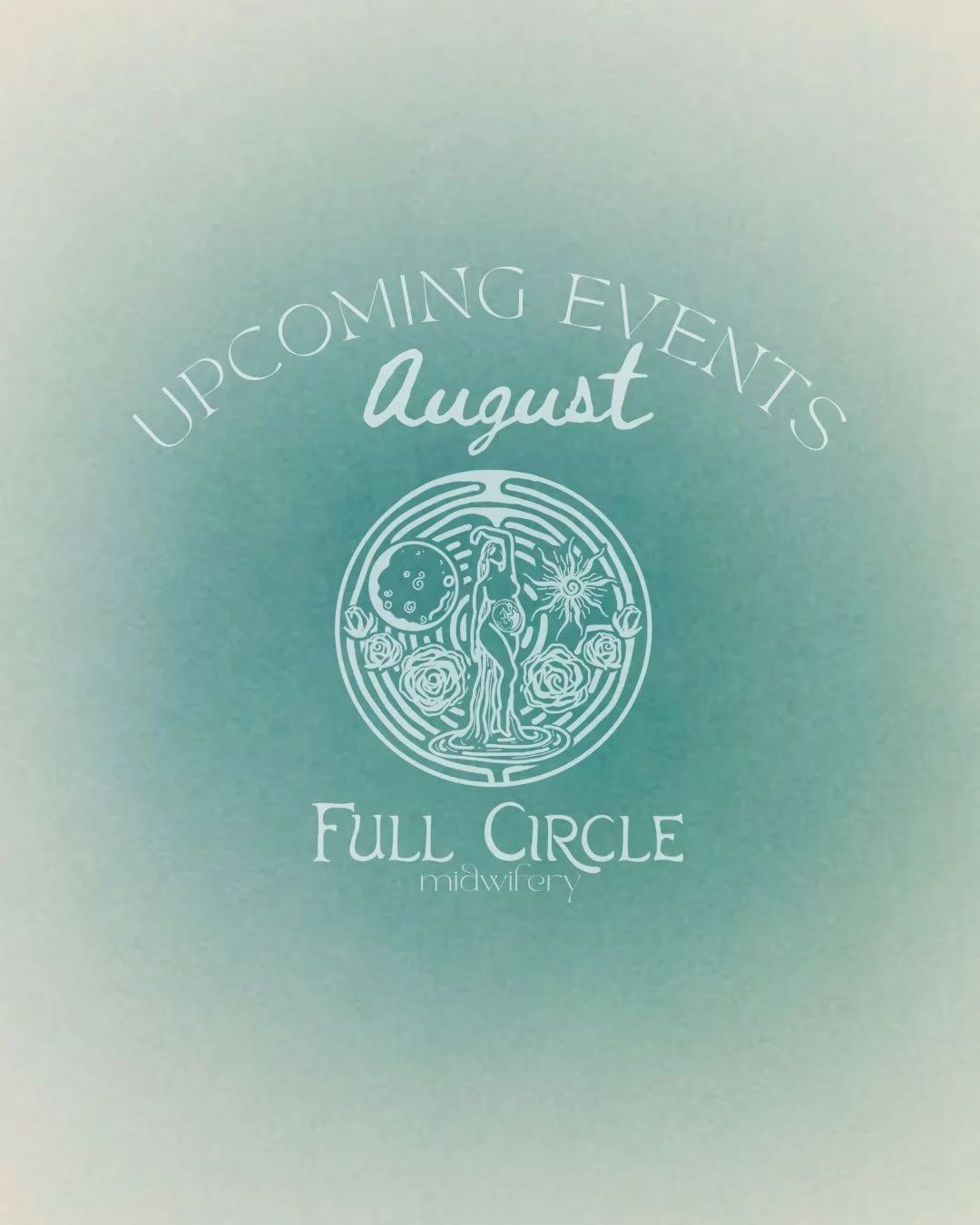 Is it really August already?! These really are the short years. 

Here are our August offerings. Enjoy and come to one or two 🌤️