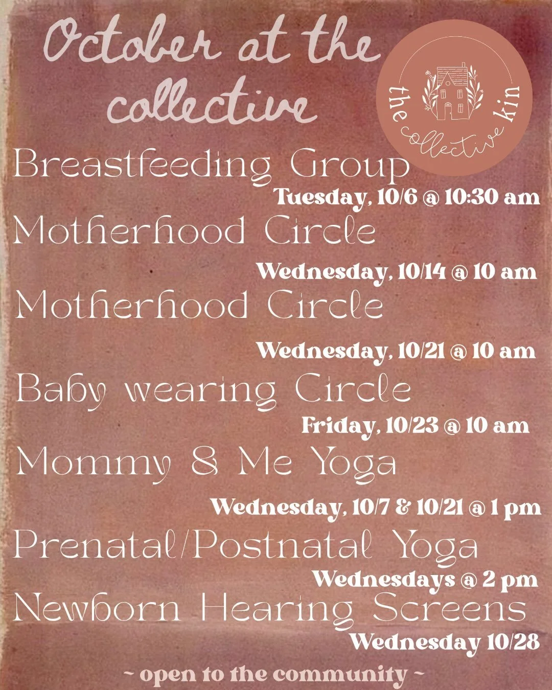 Our gatherings are always better when you&rsquo;re there. Come join the fun and share this post with a friend you want to bring along! 🌈🌺
