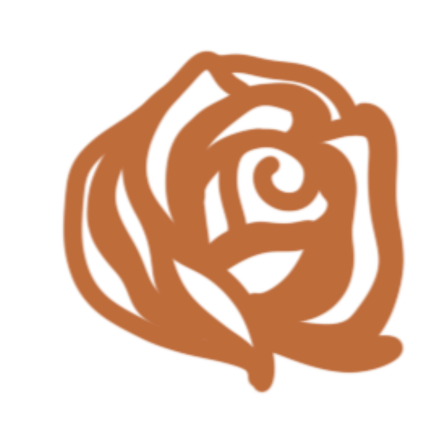 A blossoming rose - a symbol of the anatomical cervix opening during childbirth