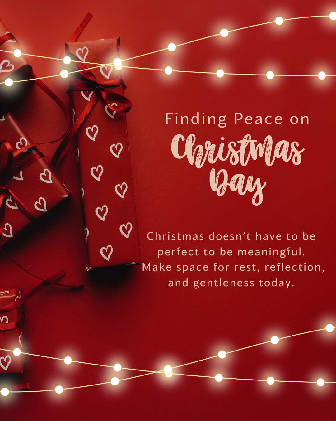Finding Meaning and Peace               on Christmas Day