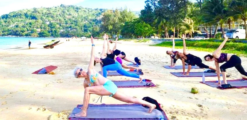Yoga on the Beach