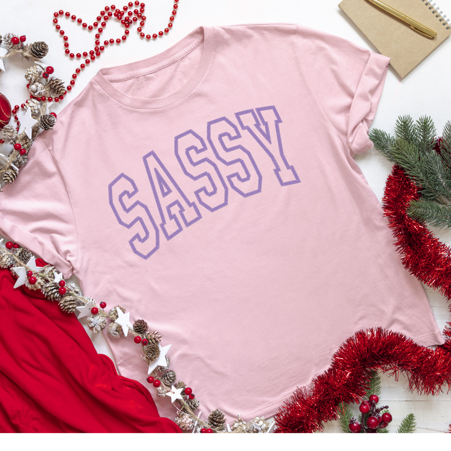 Sassy-Embroidered