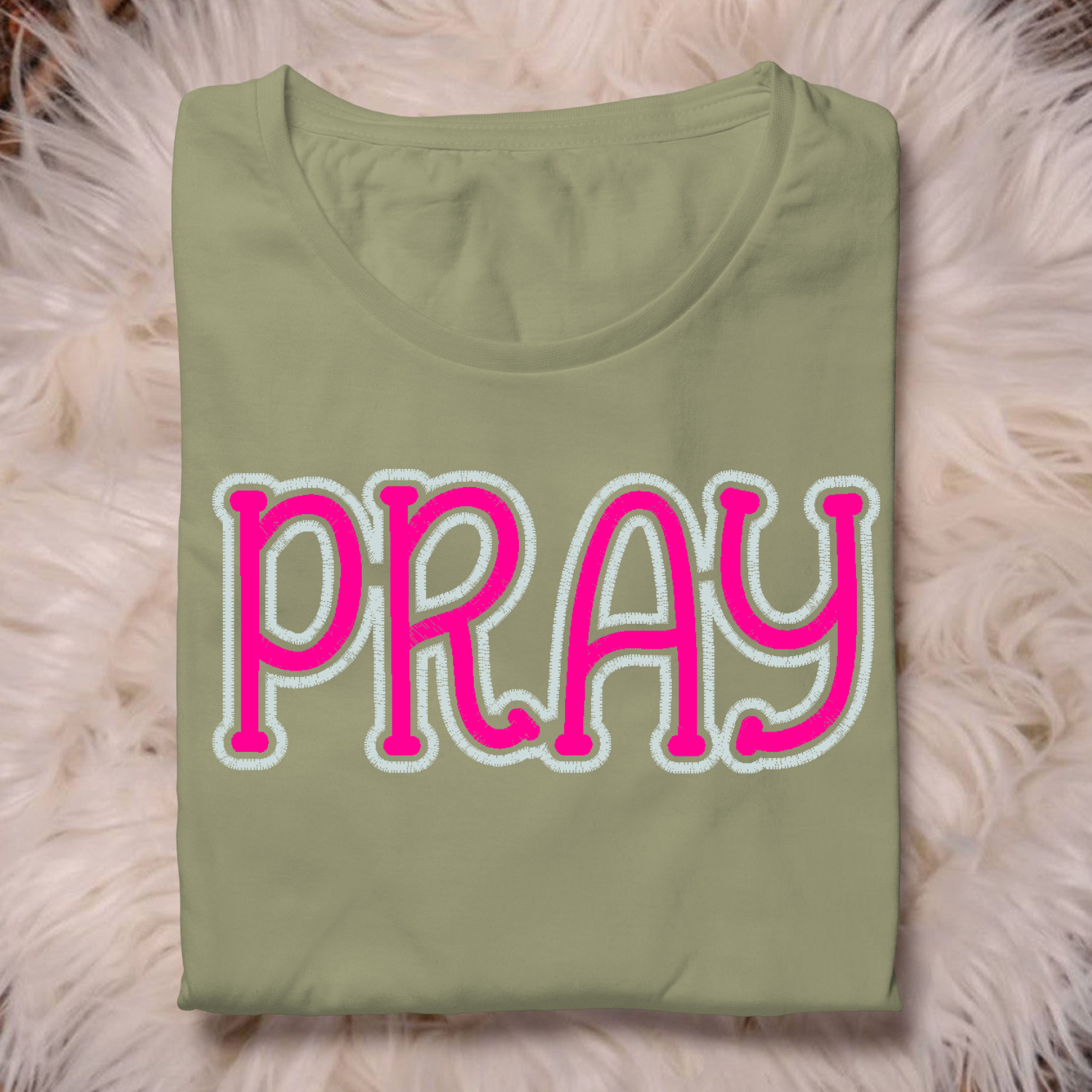 Pray-Embroidered