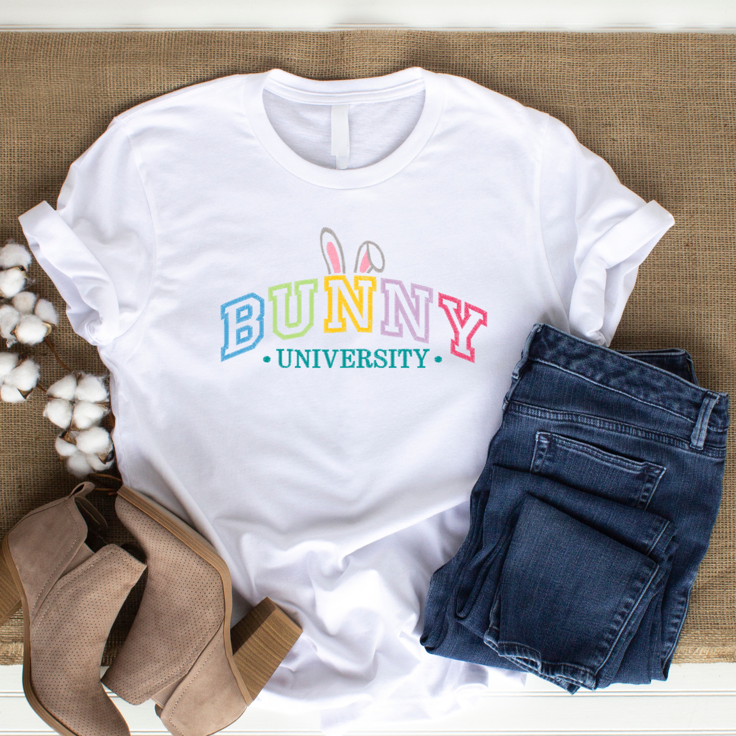 Bunny University-Embroidered