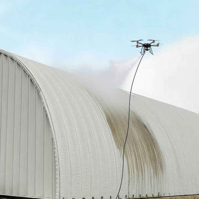 Dron de limpieza
