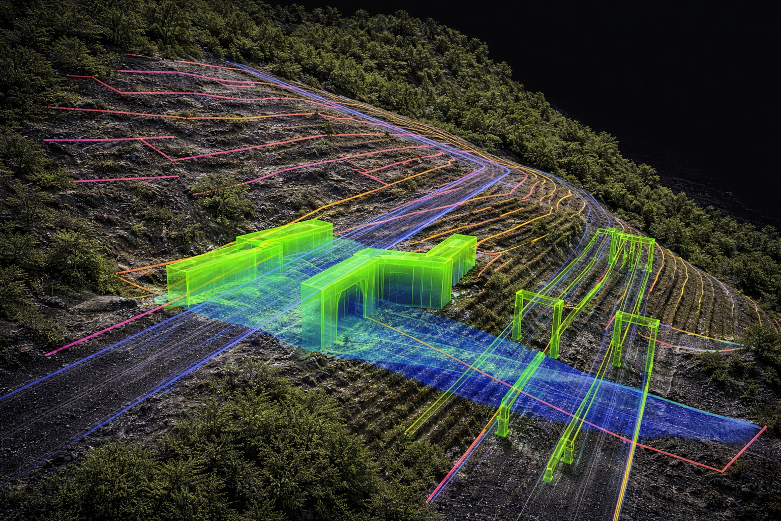 LiDAR penetrando vegetación