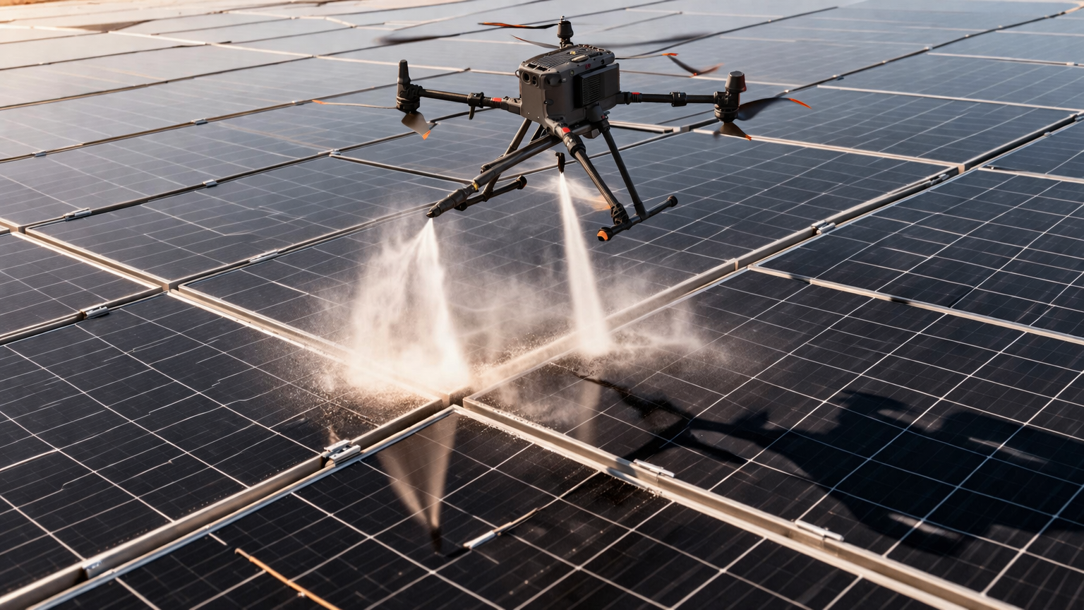 Limpieza con y sin Drones