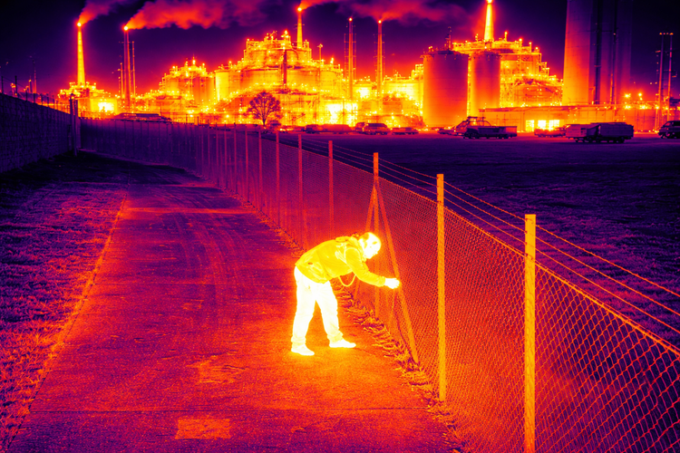 Visión térmica seguridad