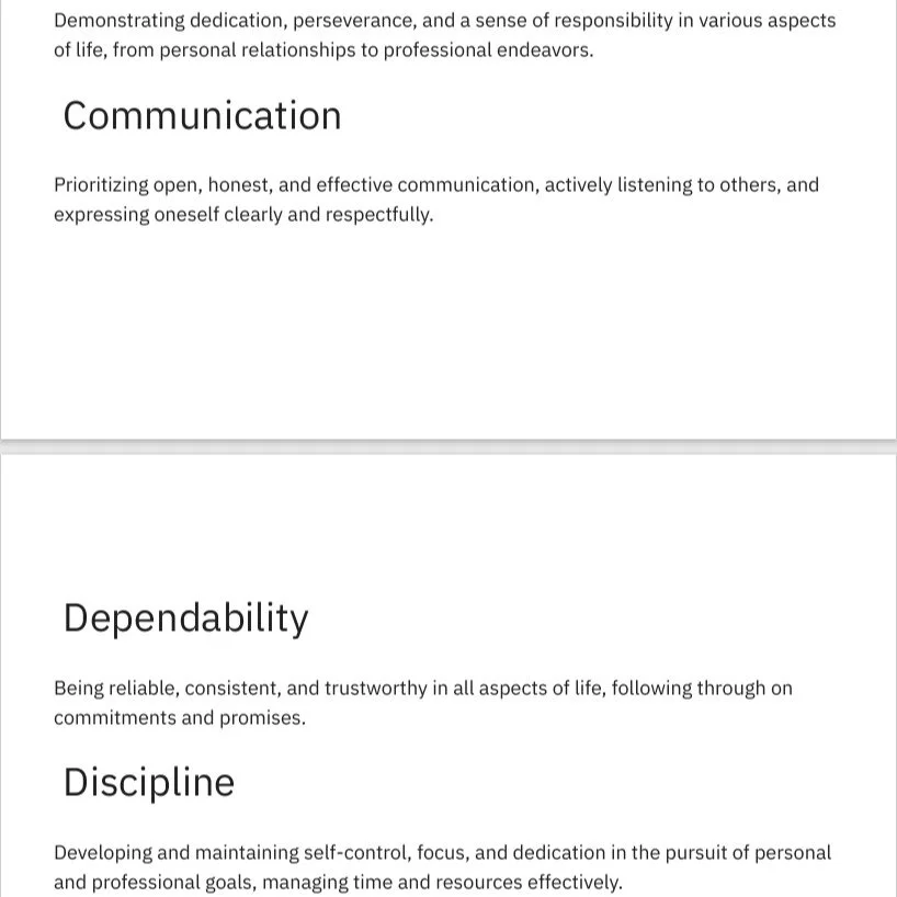 Our customers are of the utmost importance. We envision building a community based off our 7 core values. We look forward to building amazing relationships with every customer and the community surrounding us. I hope everyone is having an amazing day