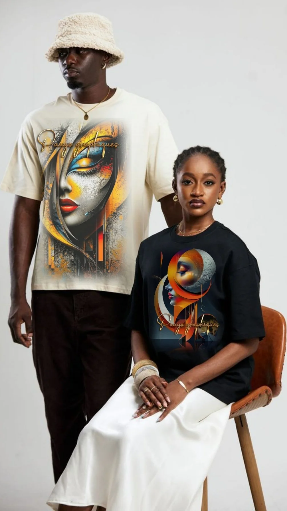 T-shirt couple love — Édition PAUYOgraphiques