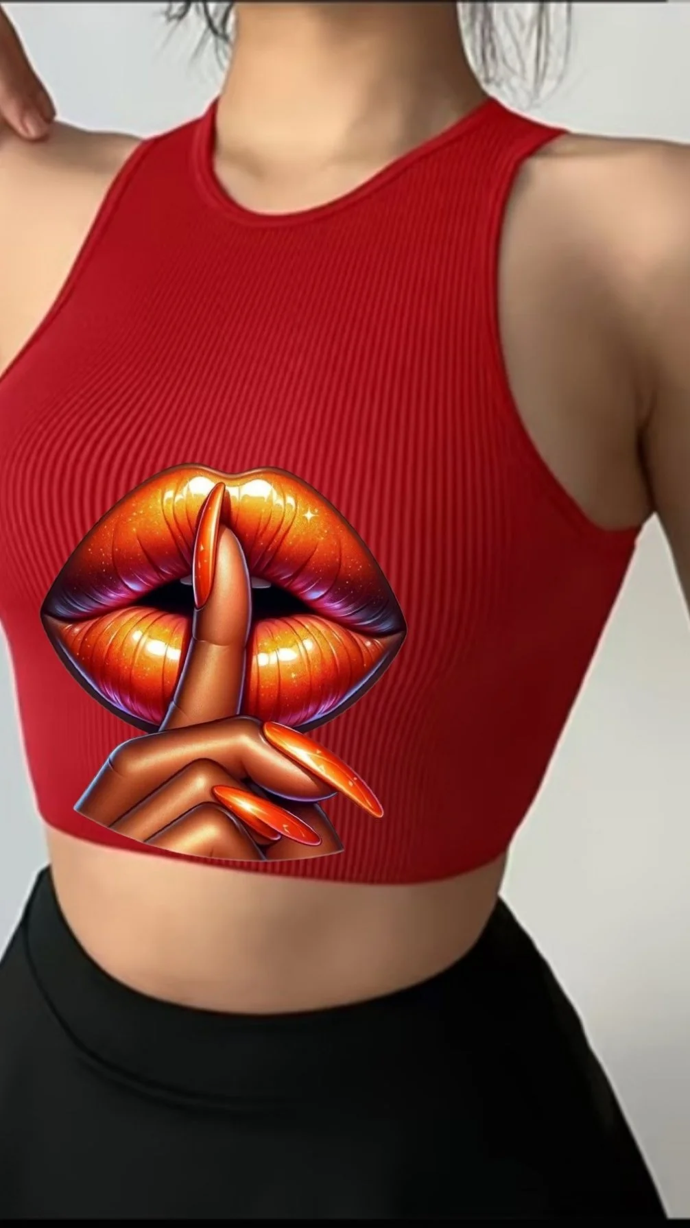 Crop Top "Silence Doré"