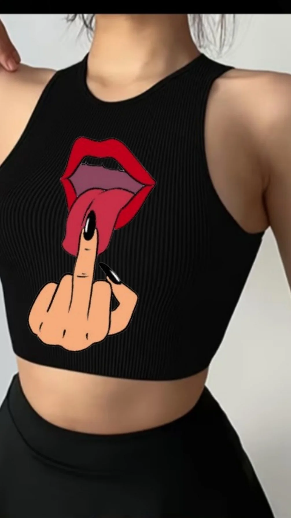 Crop Top "Rebelle"