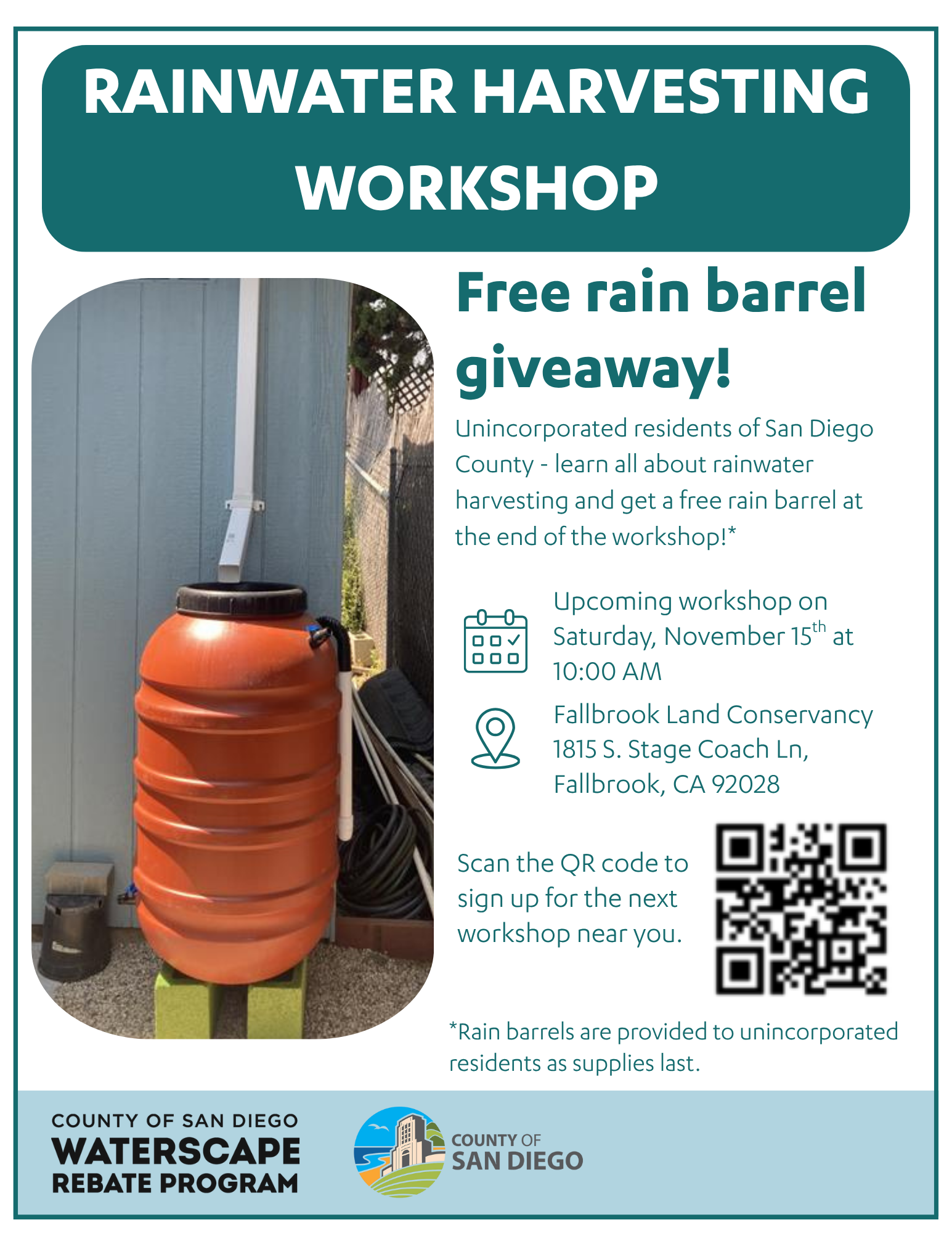 Rainwater Harvesting Workshop 