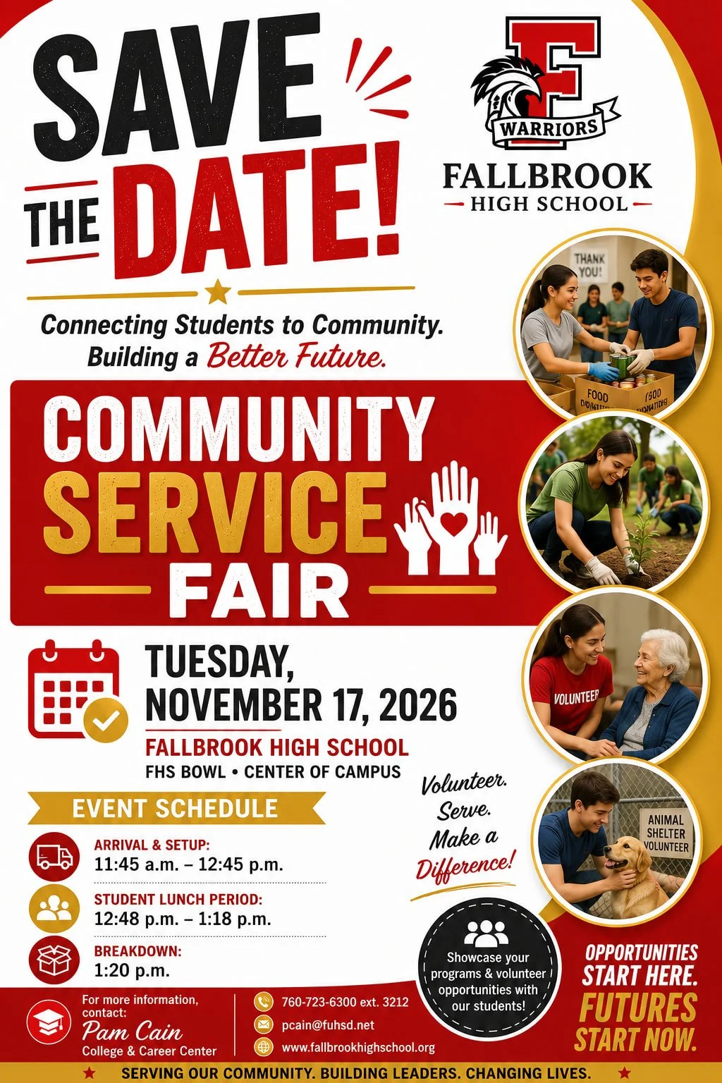 Fallbrook High School Community Service Faire