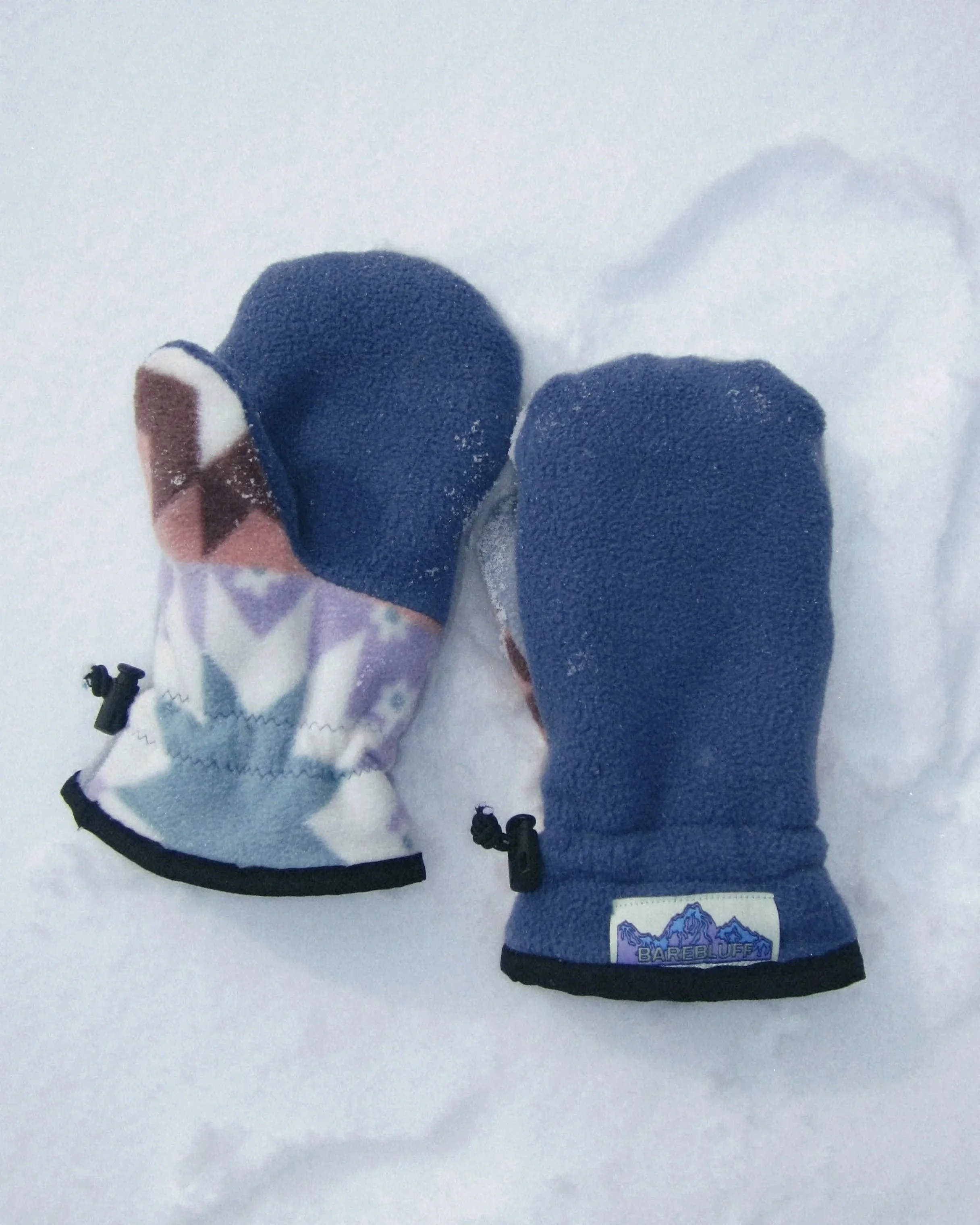 Quilt Fleece Mittens