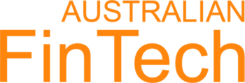Text reading 'Australian FinTech' in orange on a black background.