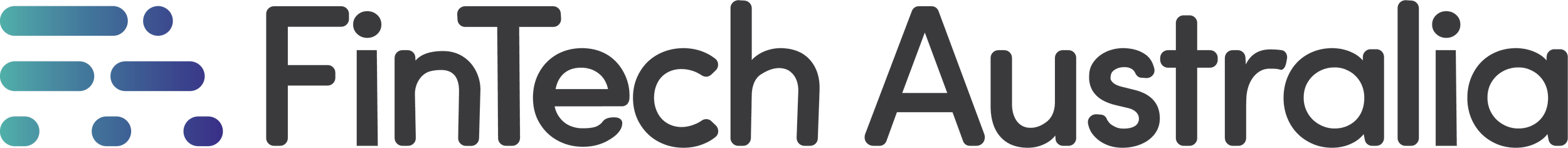 The logo of FinTech Australia, featuring a stylized network icon and the text 'FinTech Australia'.