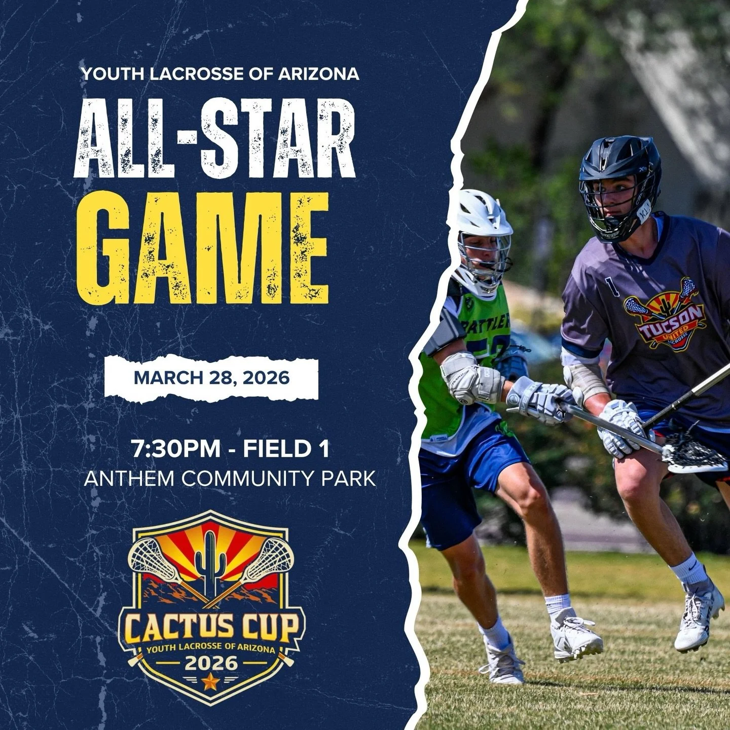 🌵 2026 YLA 8th Grade All-Stars 🌵

Join us as we celebrate these players and close out the season with our All-Star Game!

Arizona&rsquo;s best take the field. 🥍

📸 @stickles_photography