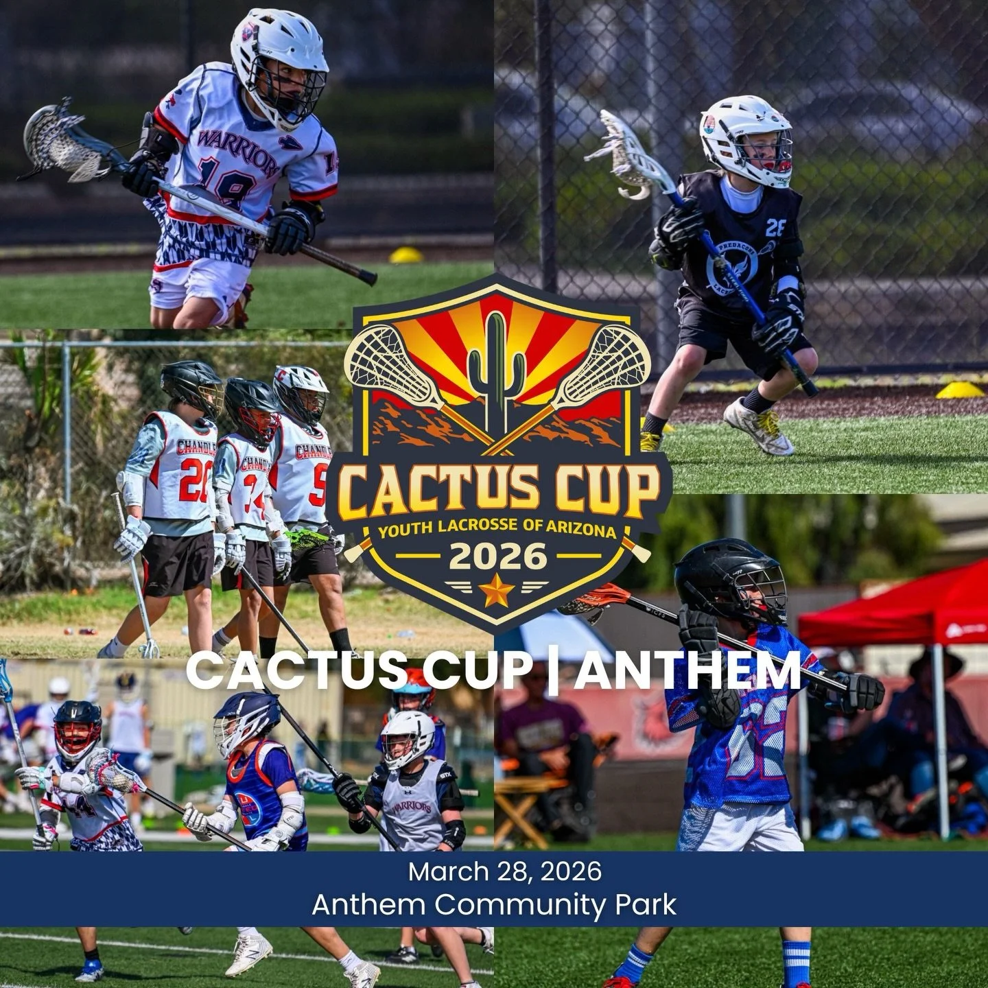 🥍🥍Youth Lacrosse of Arizona🥍🥍
CACTUS CUP | ANTHEM
Saturday, March 28, 2026
Good luck to all teams!

Schedule 🔗 in bio.

📸 @stickles_photography @tetcittyphotography