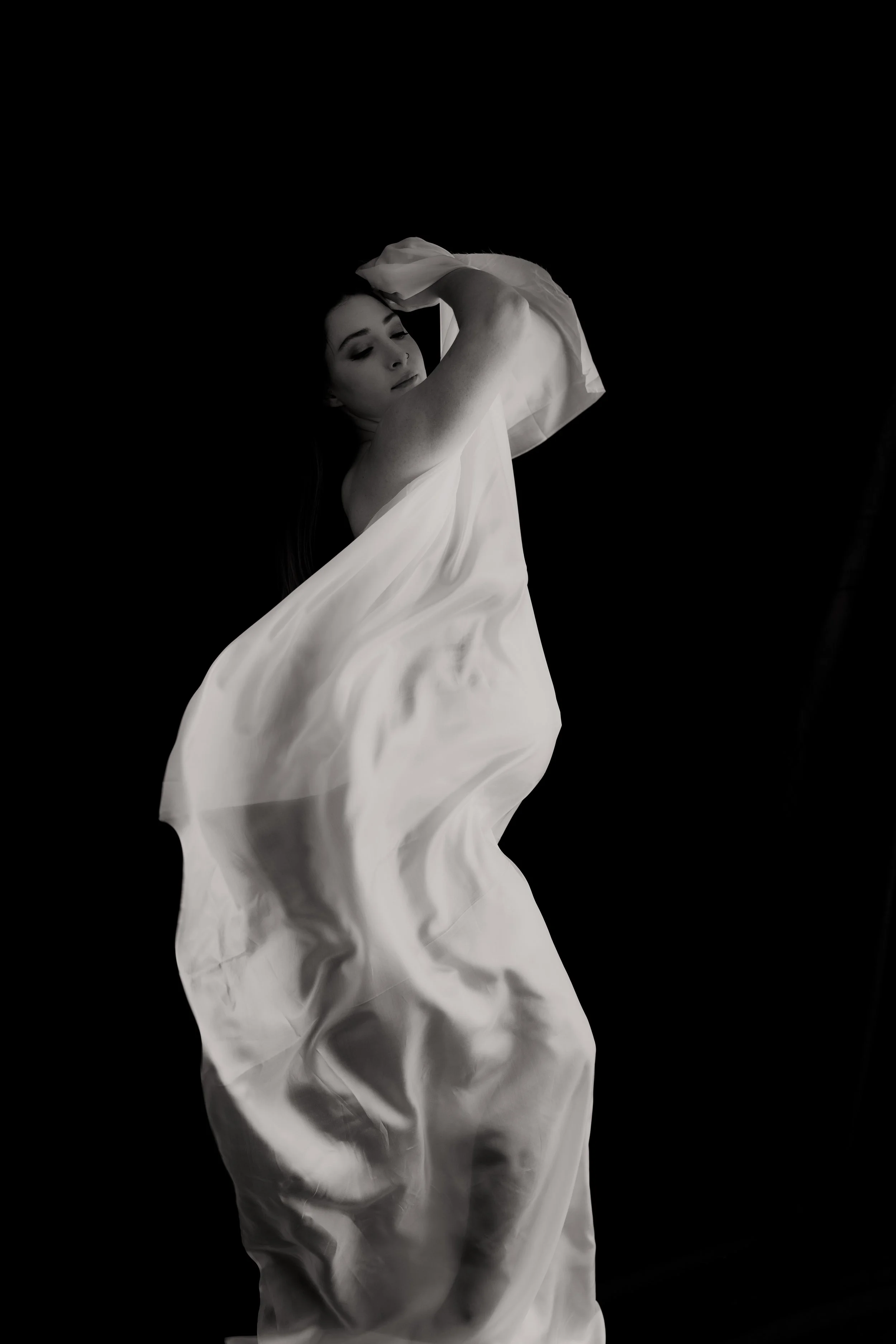 WHITE SILK
