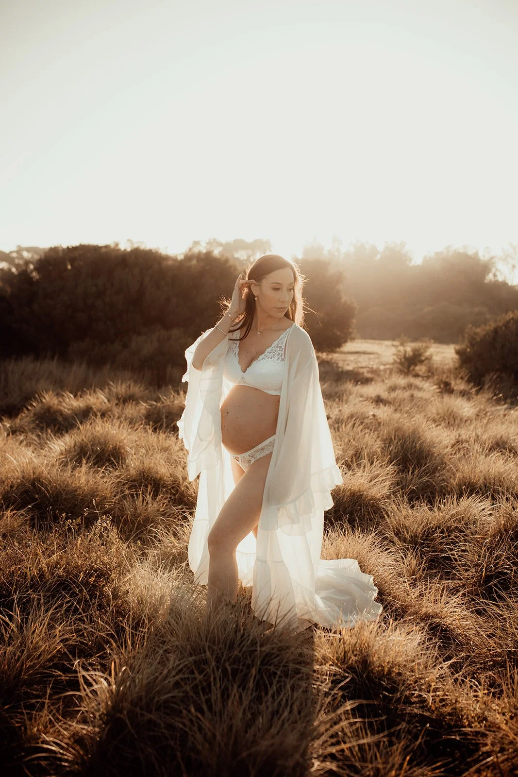 GAYLENE WHITE KIMONO