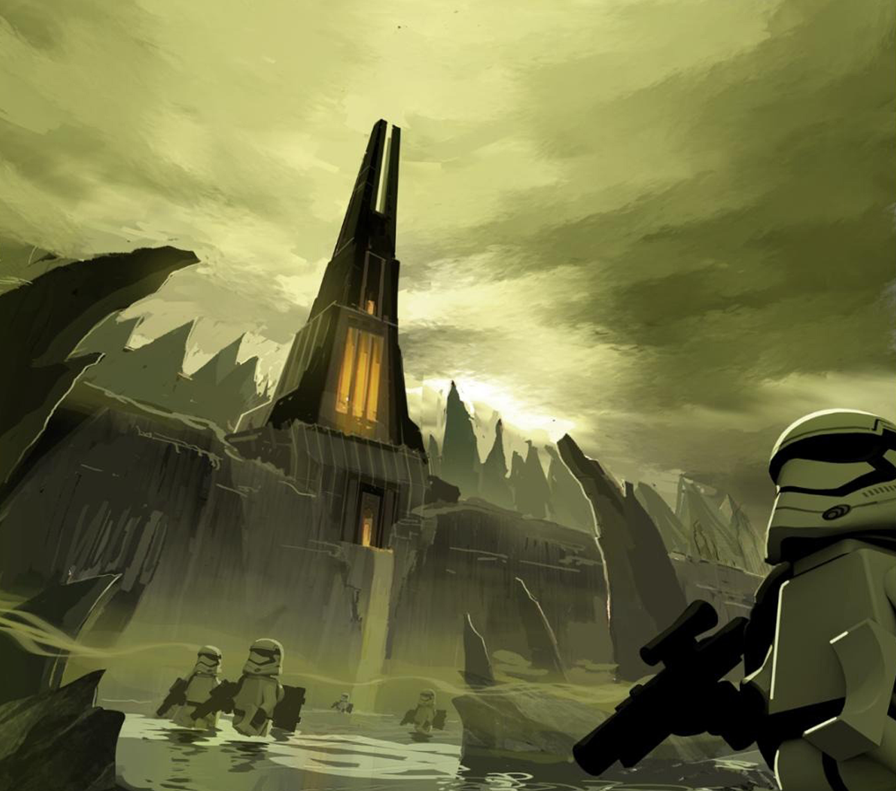Location Concept- LEGO Star Wars : Rebuild the Galaxy, Atomic Cartoons  { Art Direction, Maisha Moore }