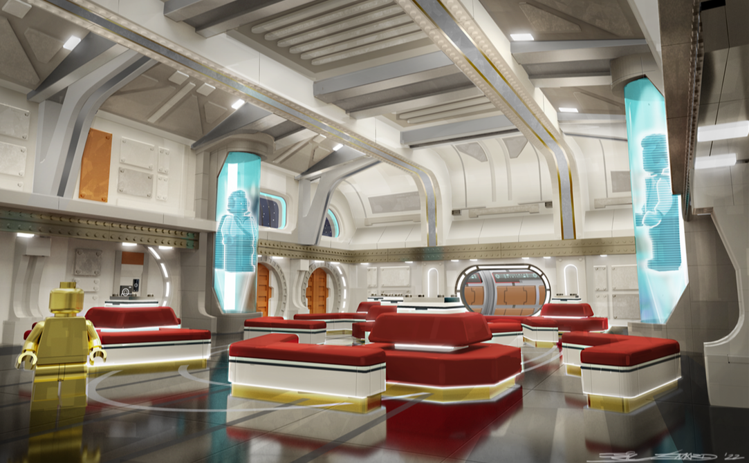 Location Design- LEGO Star Wars : Summer Vacation, Atomic Cartoons  { Art Direction, Kevin Chai }