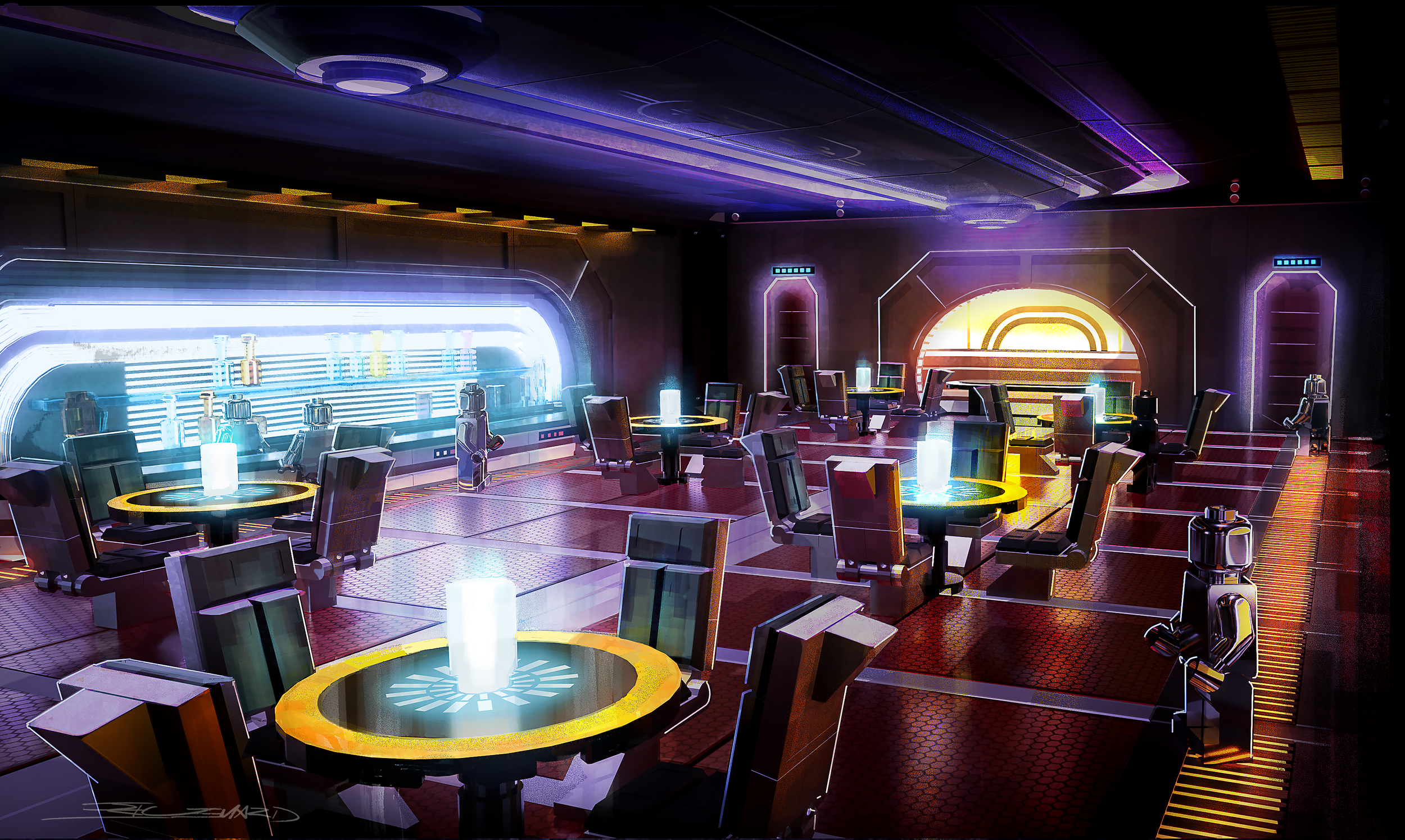 Location Design- LEGO Star Wars : Summer Vacation, Atomic Cartoons  { Art Direction, Kevin Chai }