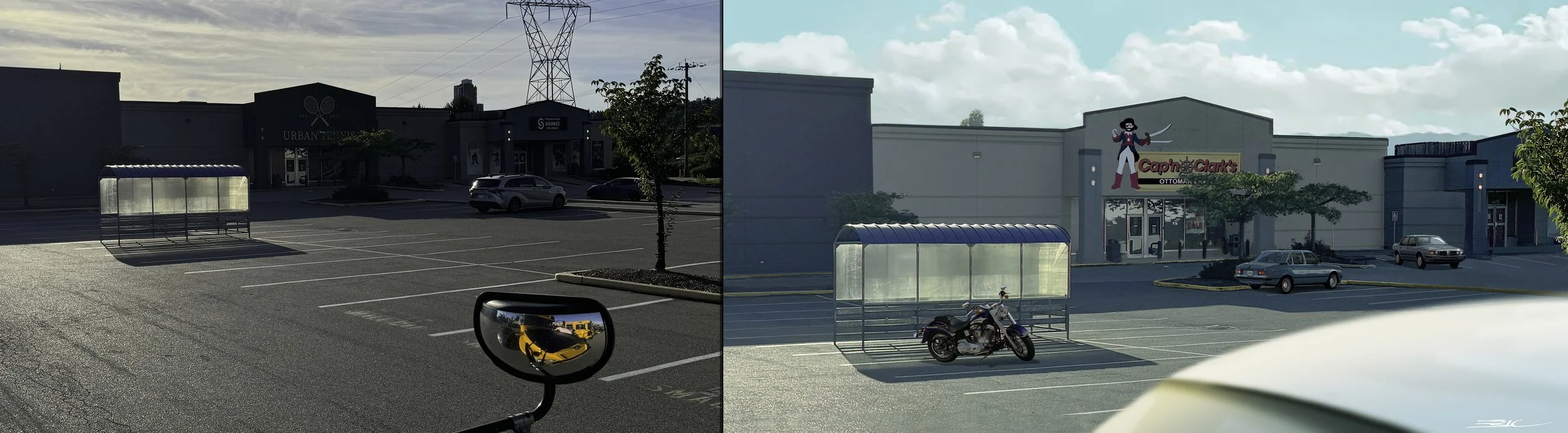 Backrooms Fan Art DMP Concept - Color Correction, Asset Integration, Plate Cleanup, Sky replacement