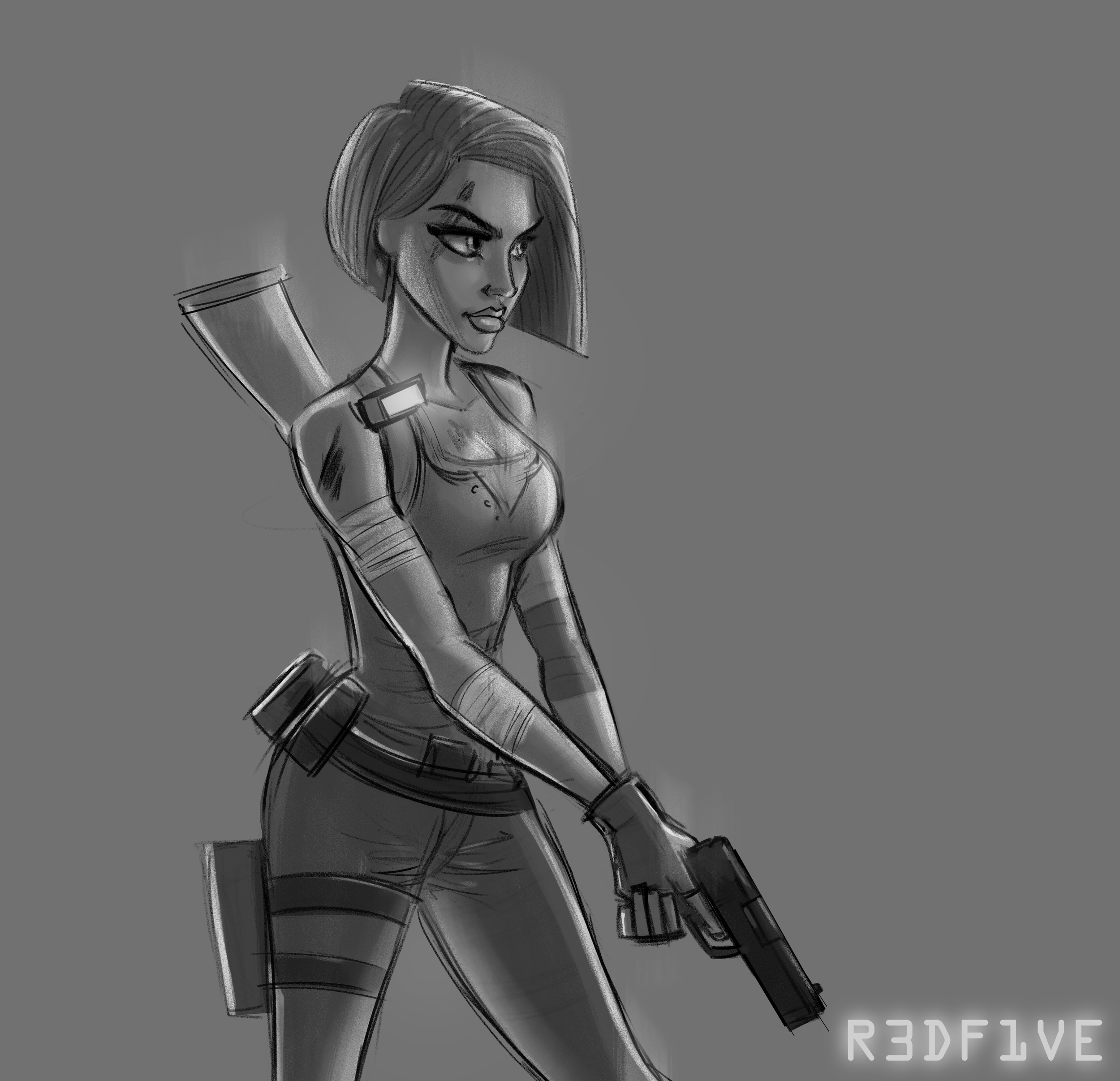 Resident Evil "Jill" Concept Sketch