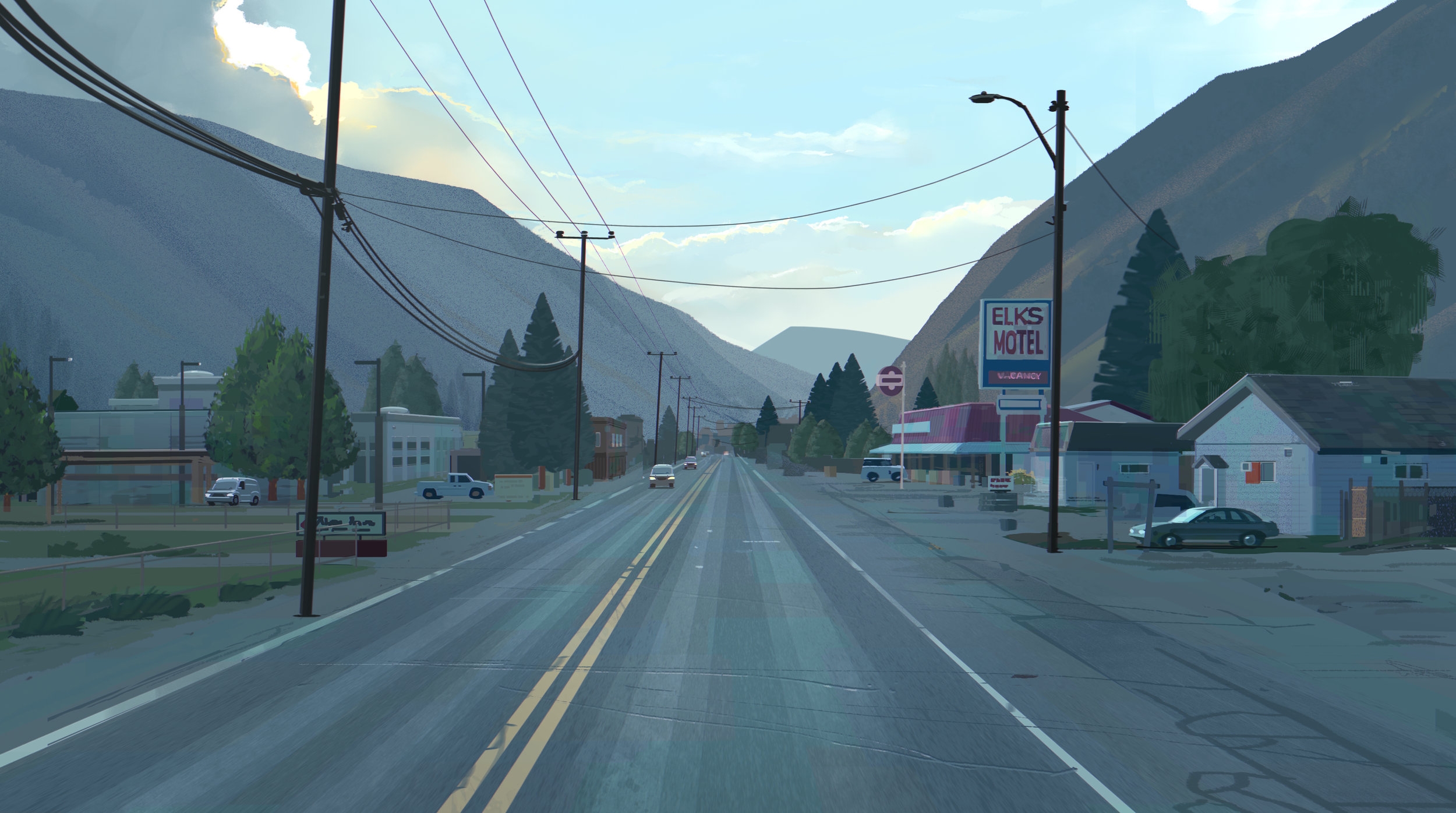 The Drive - Plein Air Painting