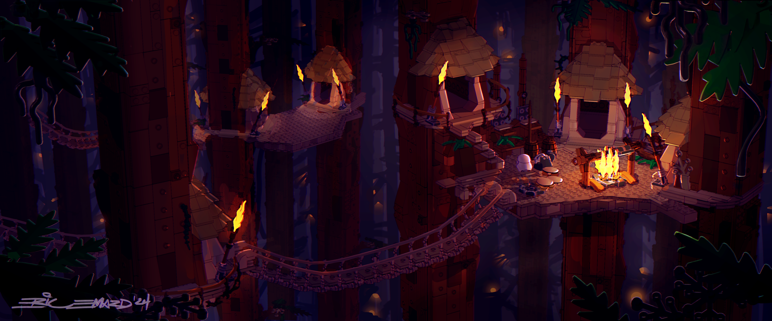 Location Concept- LEGO Star Wars : Rebuild the Galaxy, Atomic Cartoons  { Art Direction, Maisha Moore }