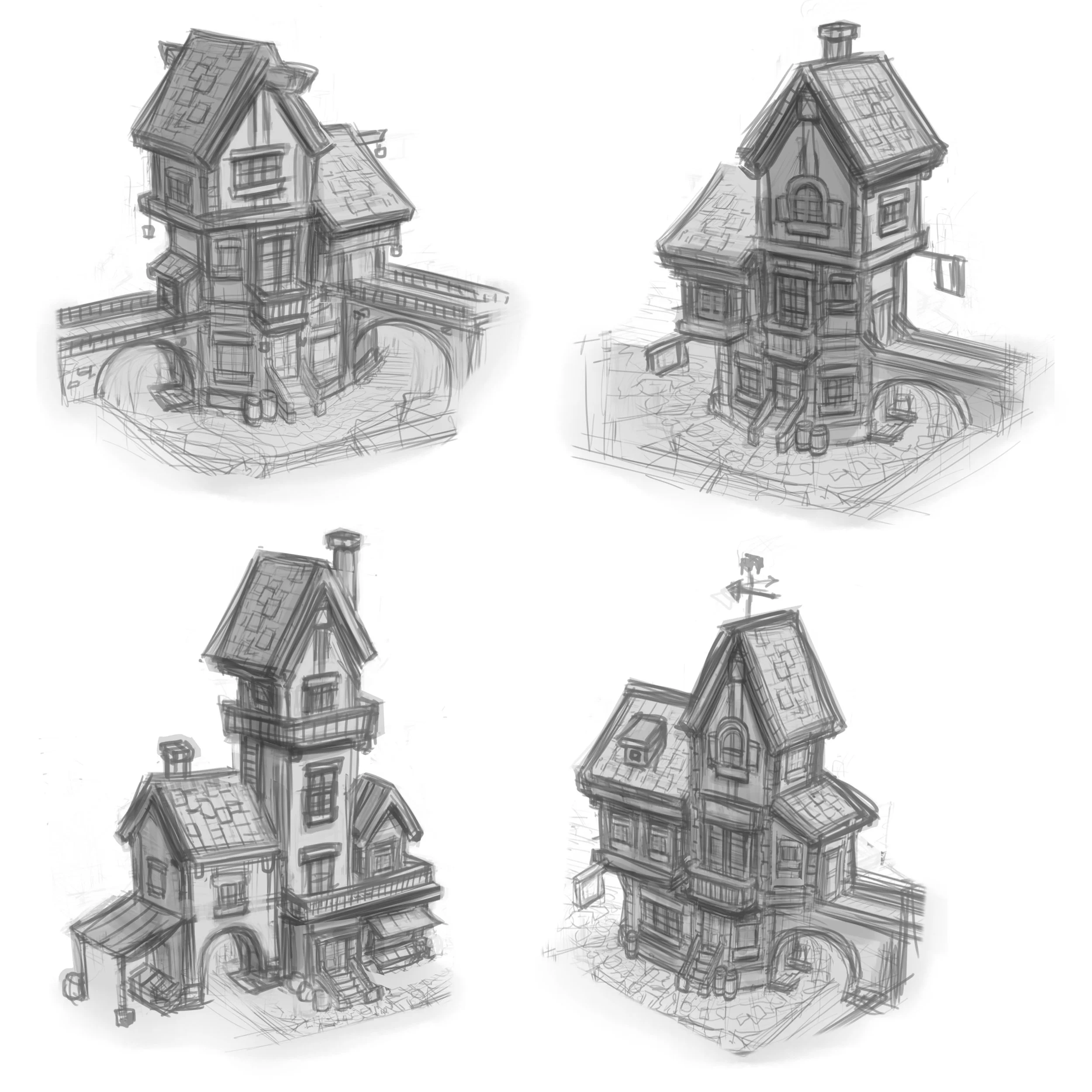 Thumbnail Exploration Sketches