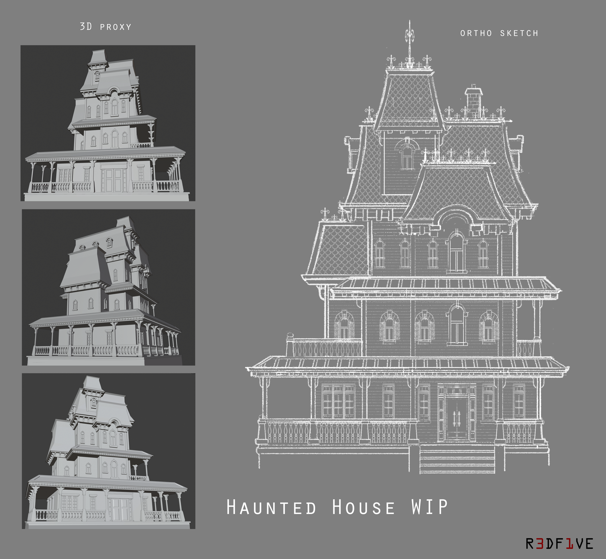 Concept Sketch + Proxy Model