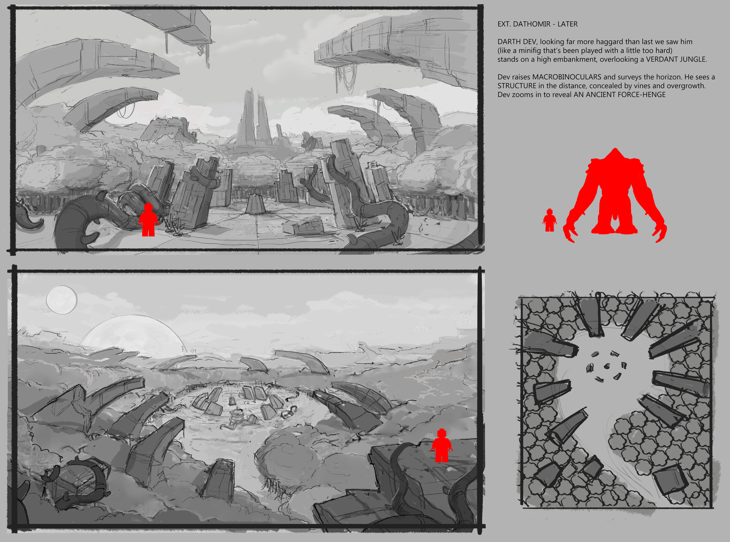 Location Concept- Lego Star Wars : Rebuild the Galaxy, Atomic Cartoons { Art Direction, Martin Kau }