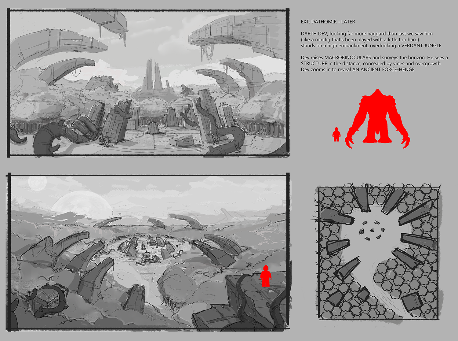 Location Concept- Lego Star Wars : Rebuild the Galaxy, Atomic Cartoons { Art Direction, Martin Kau }