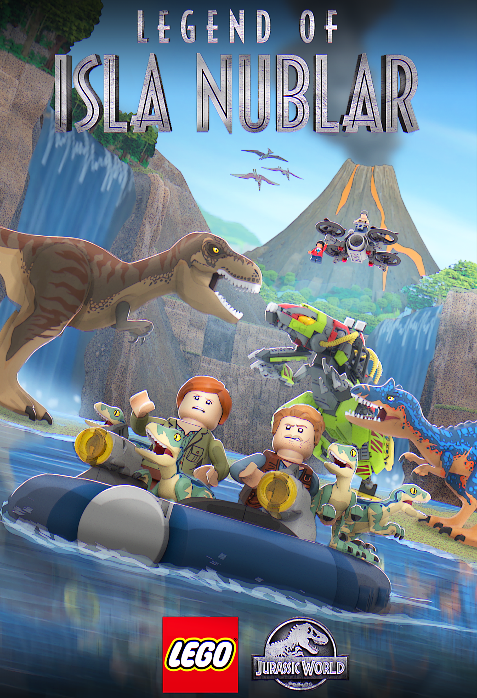 Poster Design Concept/ Marketing- LEGO Jurassic World: Legend of Isla Nublar  {Art Director, Kevin Phibbs)