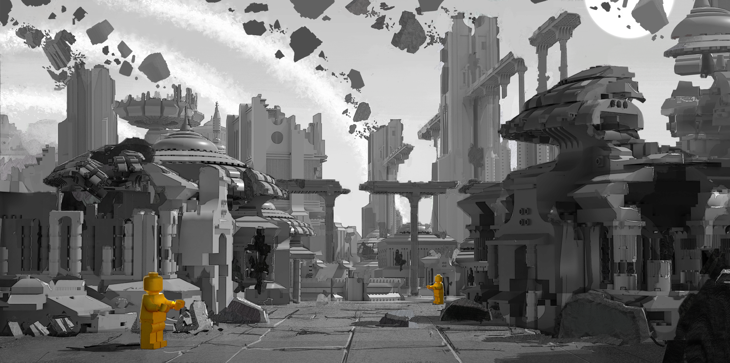 Location Design- Lego Star Wars : Rebuild the Galaxy- Pieces of the Past { Art Direction, Martin Kau }