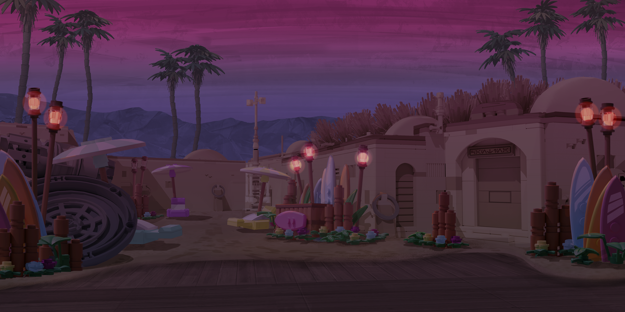 Location Design- LEGO Star Wars : Rebuild the Galaxy  { Art Direction, Maisha Moore }