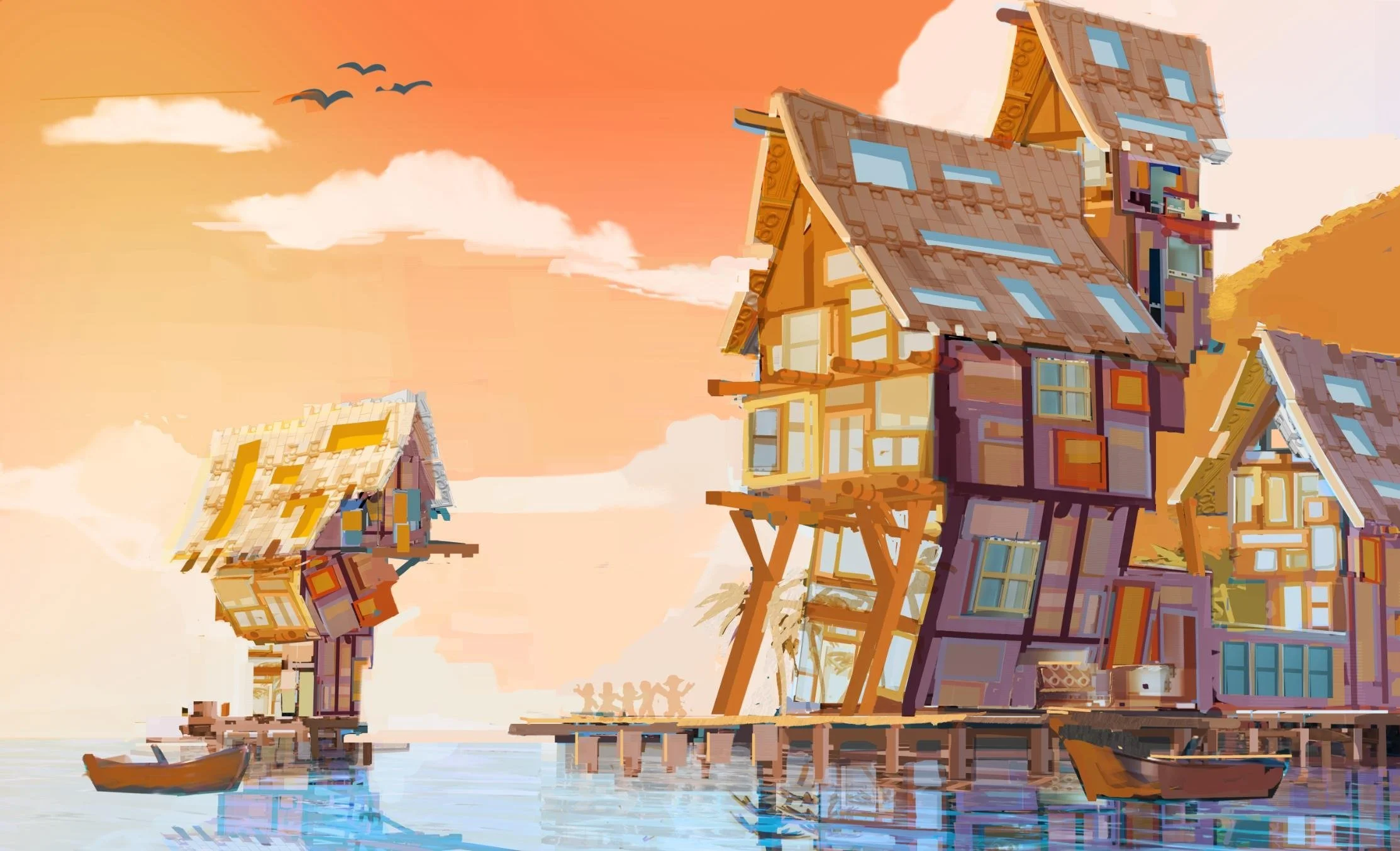 Location Concept - LEGO One Piece, Atomic Cartoons (Art Director- Kevin Chai )