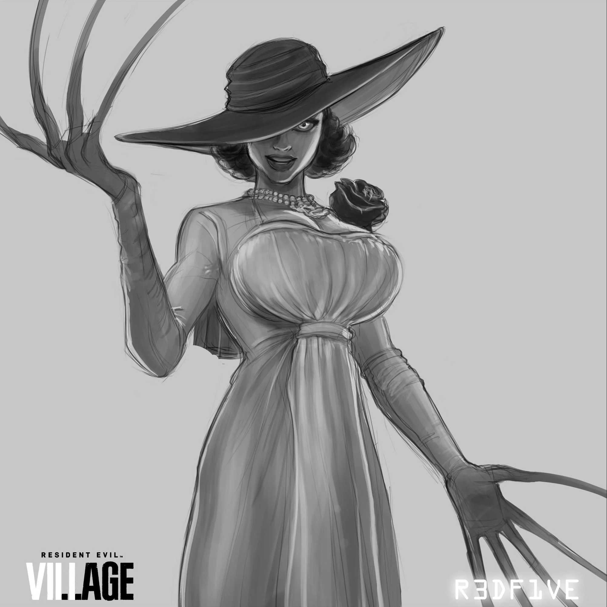 Resident Evil Village Sketch